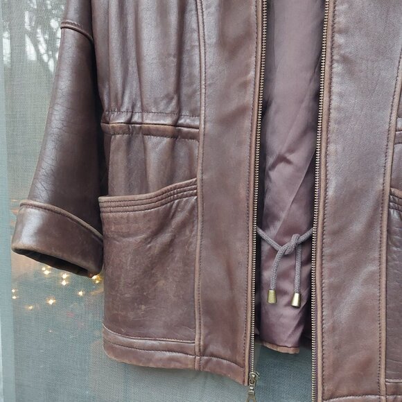 Pelle Studio brown Leather Jacket size S - Picture 9 of 9